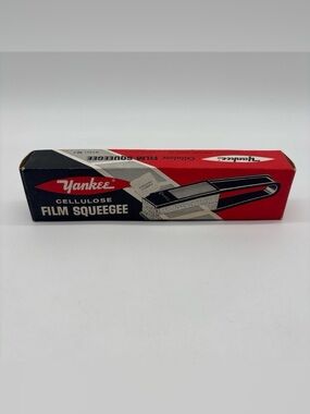 Vintage Yankee Cellulose Blue Film Squeegee Dark Room Equipment SQ-2 NIB NOS